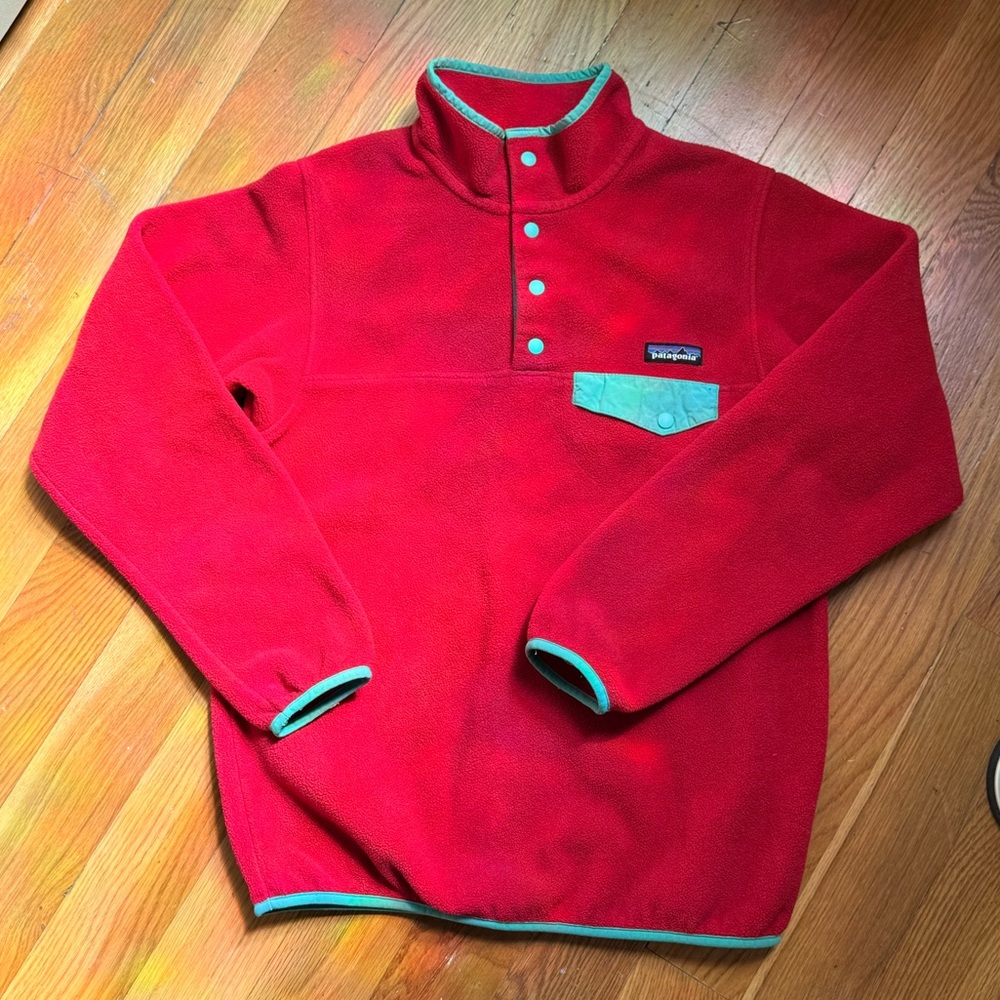 Patagonia Women’s Pink Synchilla Snap-T Pullover